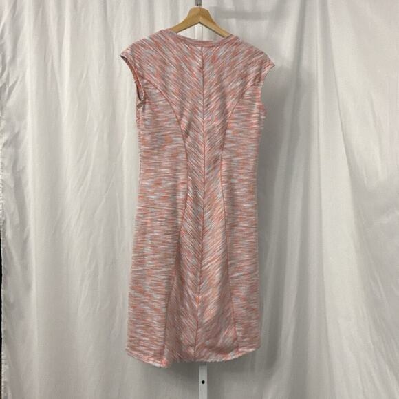 Title Nine Dress Small Orange Blue Space Dye Print A Line - Picture 10 of 10